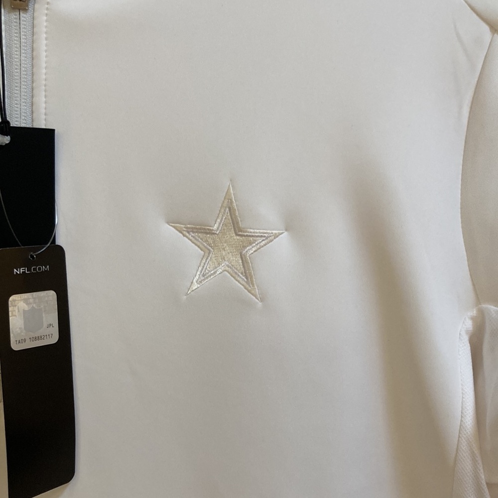 Antigua DALLAS COWBOYS STAR LOGO Generation 1/4 Zip W “ VICTORY” on back! ⭐️🏈 - Picture 2 of 7